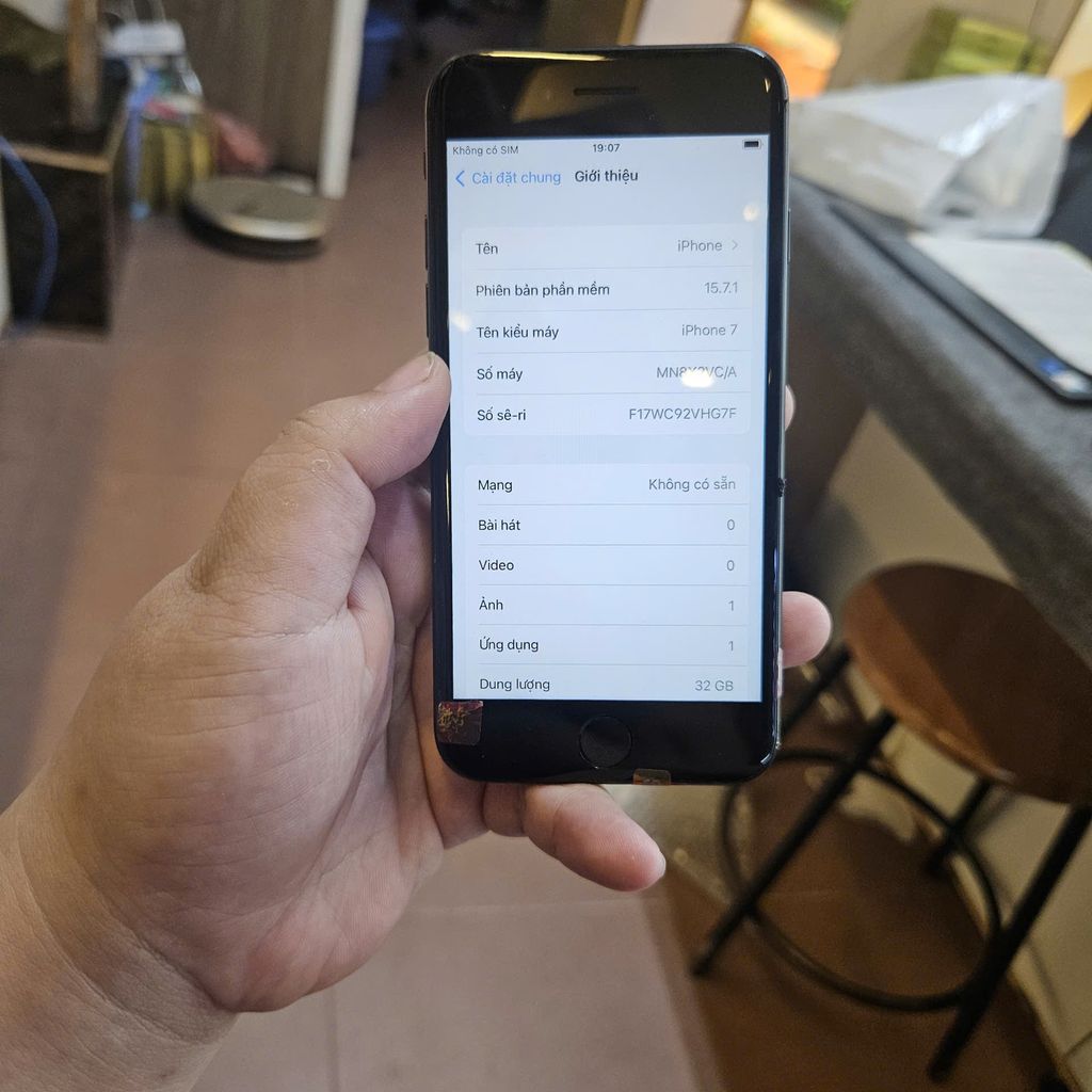 iphone 7g 32gb zin cũ đẹp full chức năng nghe gọi zalo fb tiktok ngân hàng mượt