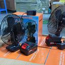 Quạt Tích Điện Lồng Sắt S10 – Pin 10 Cell, Dùng 5-6 Tiếng, Siêu Bền, Gió mạnh