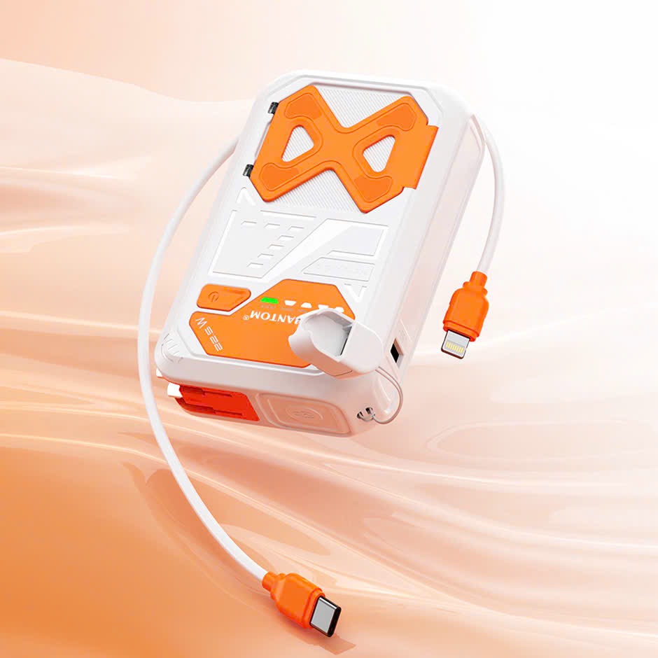 pin dự phòng PHANTOM P40 10.000mah đa năng kèm chân Cắm điện - Ảnh 5