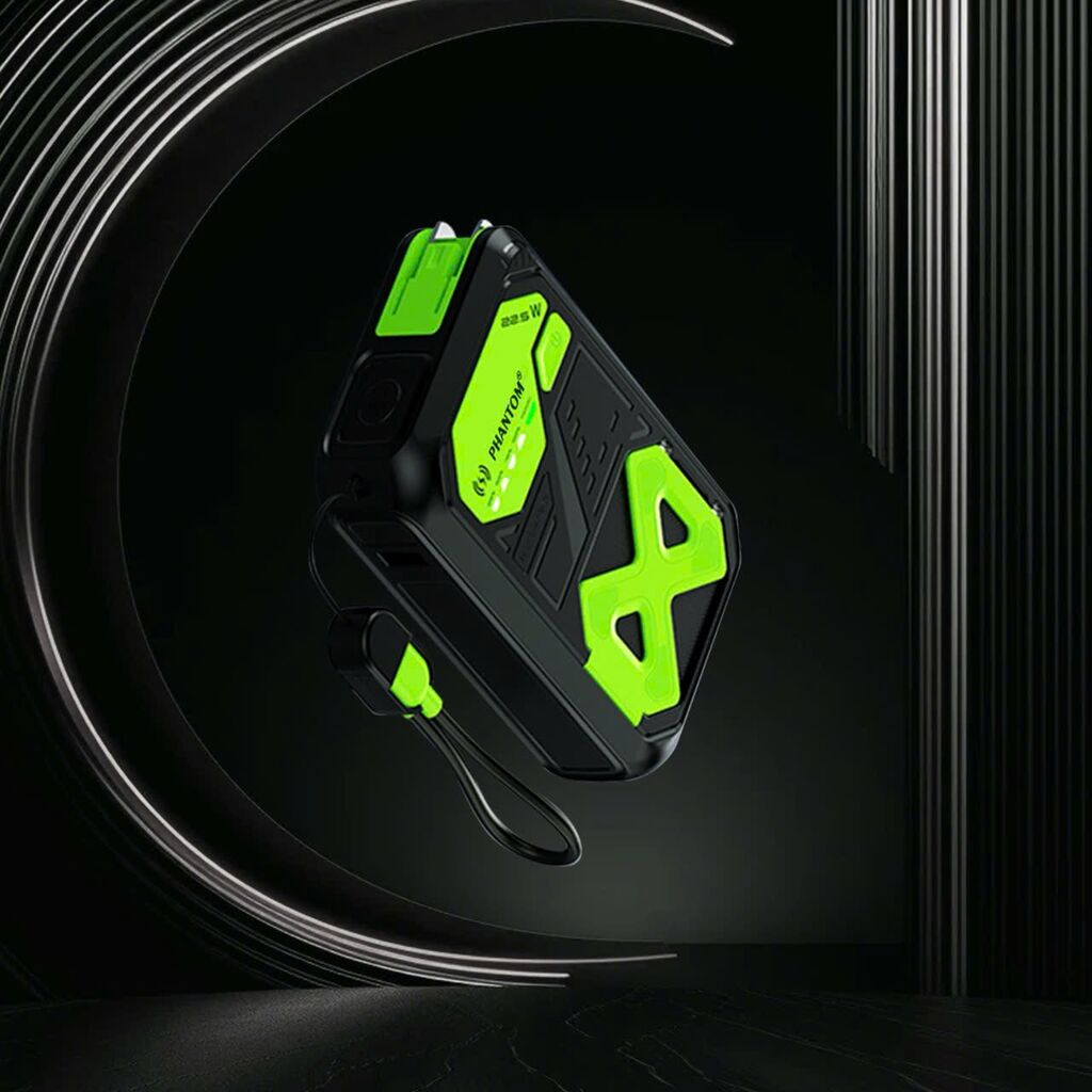 pin dự phòng PHANTOM P40 10.000mah đa năng kèm chân Cắm điện - Ảnh 4