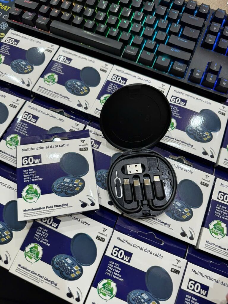 cáp sạc đa năng 6in1 PHANTOM PT3 - Ảnh 2