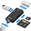 ĐẦU ĐỌC THẺ ĐA NĂNG CHO ĐIỆN THOẠI, MÁY TÍNH (MICRO+ TYPE C) 6IN1 ATUD-05 - Ảnh 3