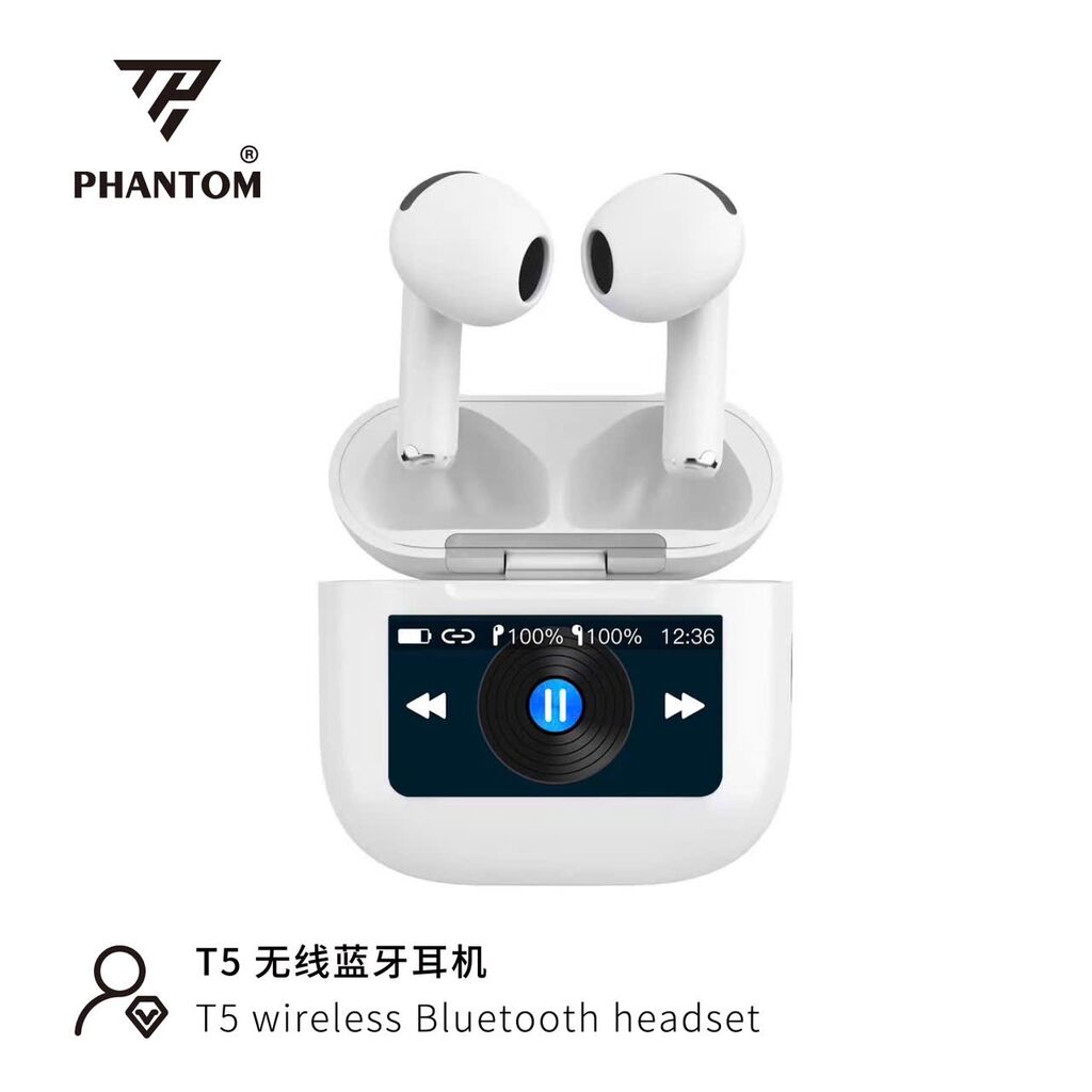 Tai nghe PHANTOM T5 ( cod màn hình ) - Ảnh 6