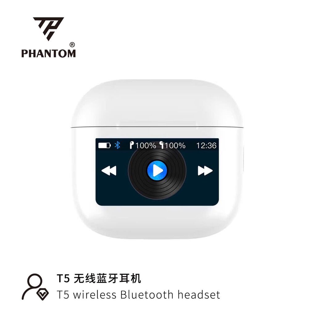 Tai nghe PHANTOM T5 ( cod màn hình ) - Ảnh 4