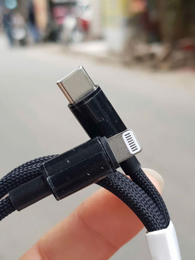 cáp imac dây dù màu đen  ( oem copy ) - Ảnh 3