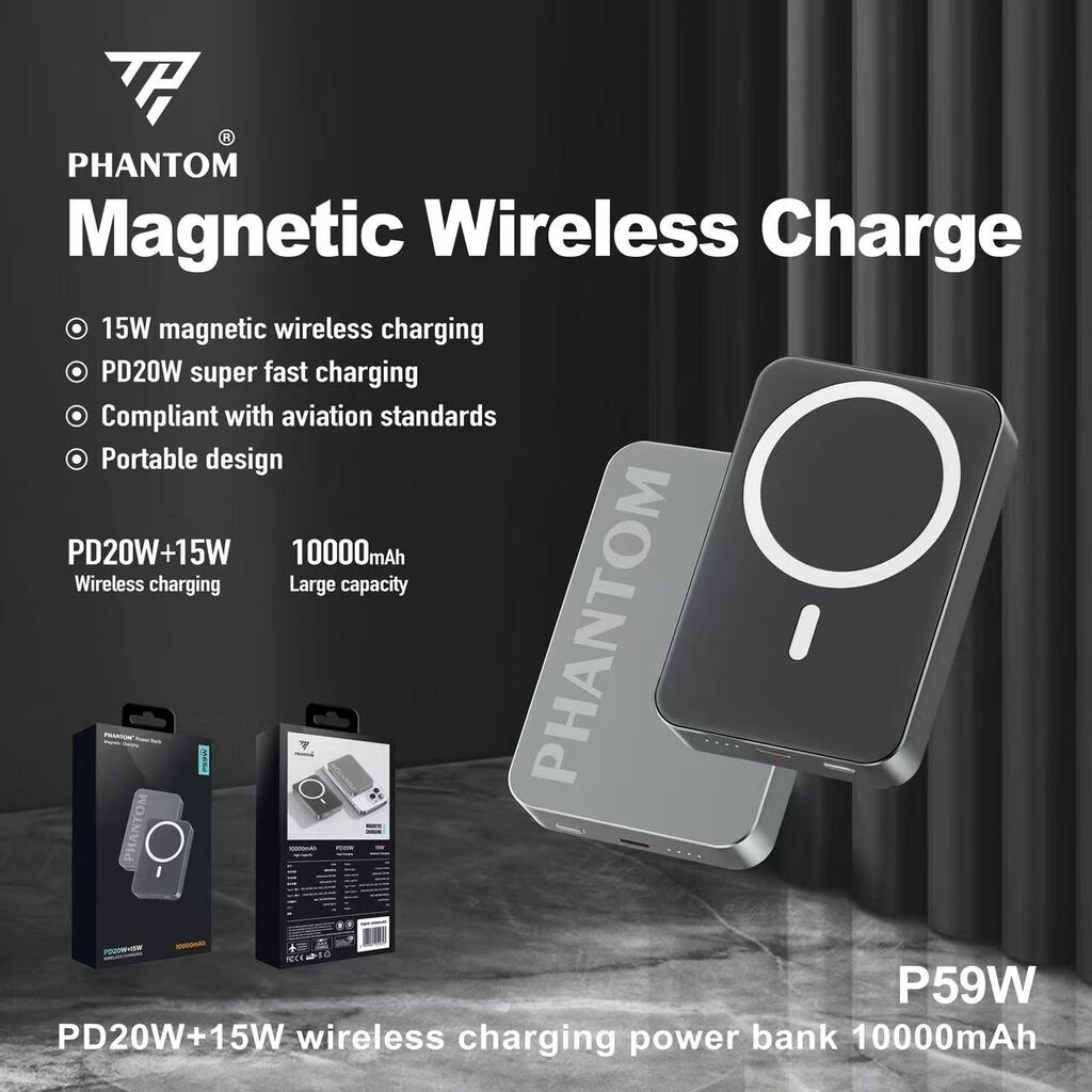 PHANTOM P59 Magsafe Sạc nhanh