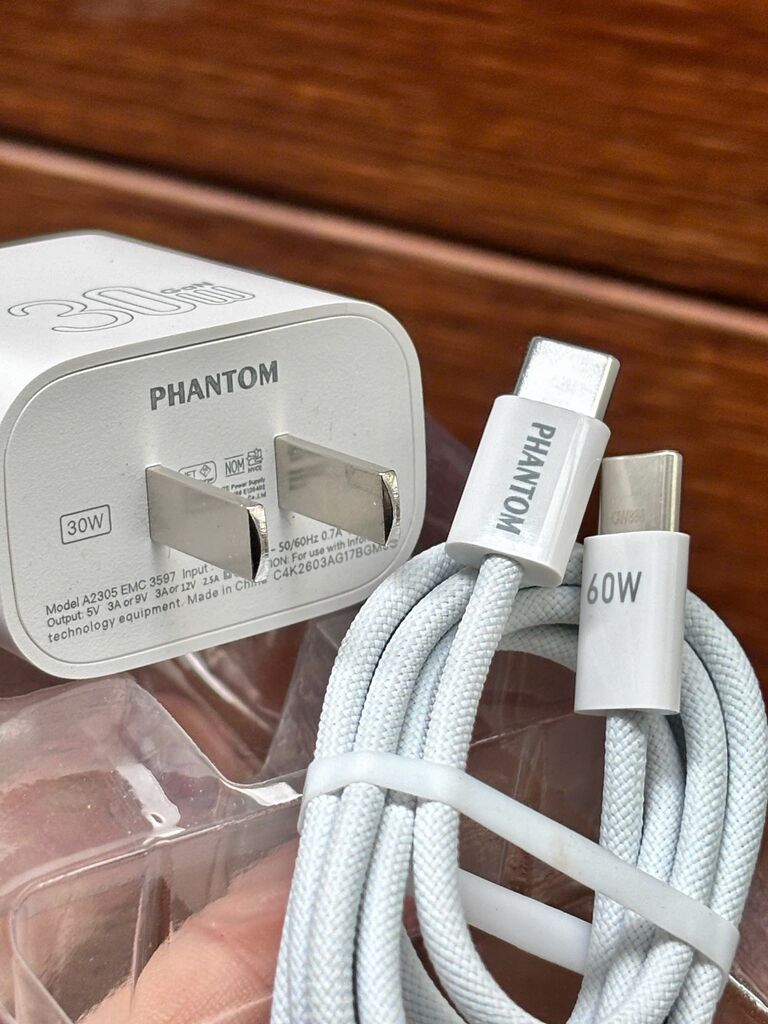 Bộ Sạc PHANTOM PT6 30W C - C GAN free VAT - Ảnh 3
