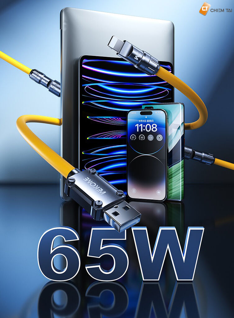 Cáp Wekome wdc20 đa năng 4in1  65W - Ảnh 3