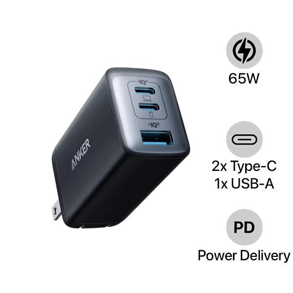 CỦ SẠC ANKER 65W A2667 CHÍNH HÃNG  - Ảnh 2