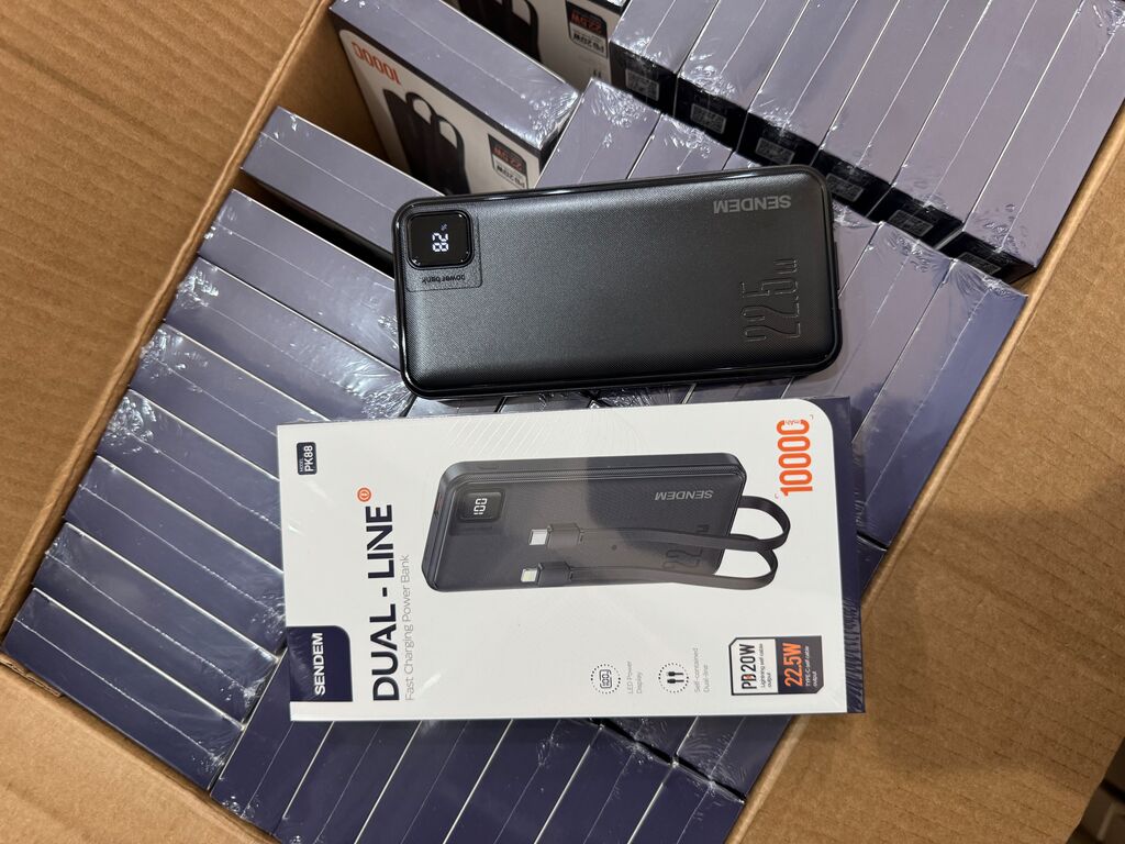 pin dự phòng sendem 10,000mah PK88 sạc nhanh kèm dây - Ảnh 2