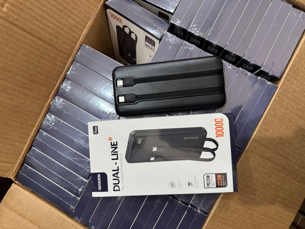 pin dự phòng sendem 10,000mah PK88 sạc nhanh kèm dây - Ảnh 3