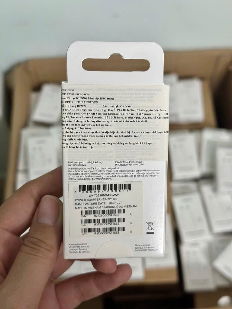 Củ sạc samsung  chính hãng SSVN ( có tem Phụ  tiếng việt ) - Ảnh 4
