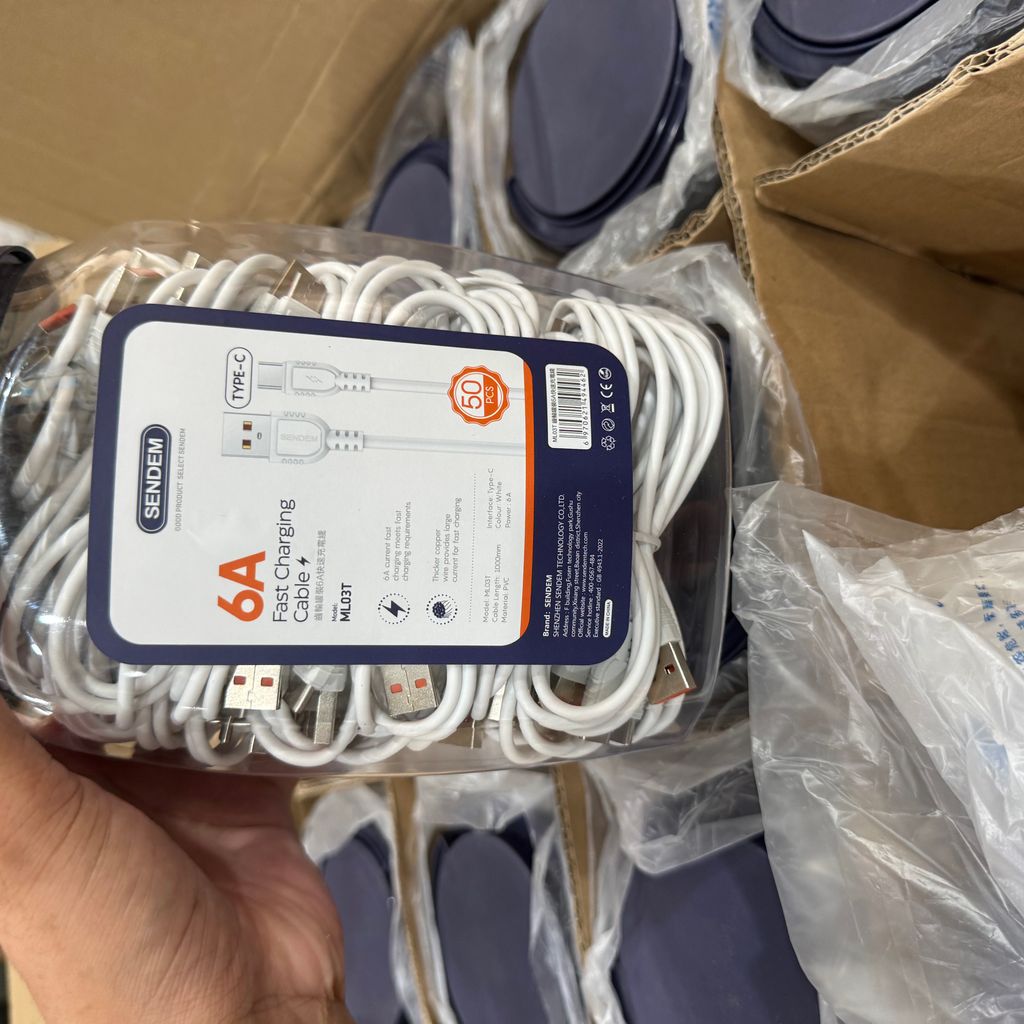 CÁP SENDEM HỘP 50 CÁI 6A SẠC NHANH