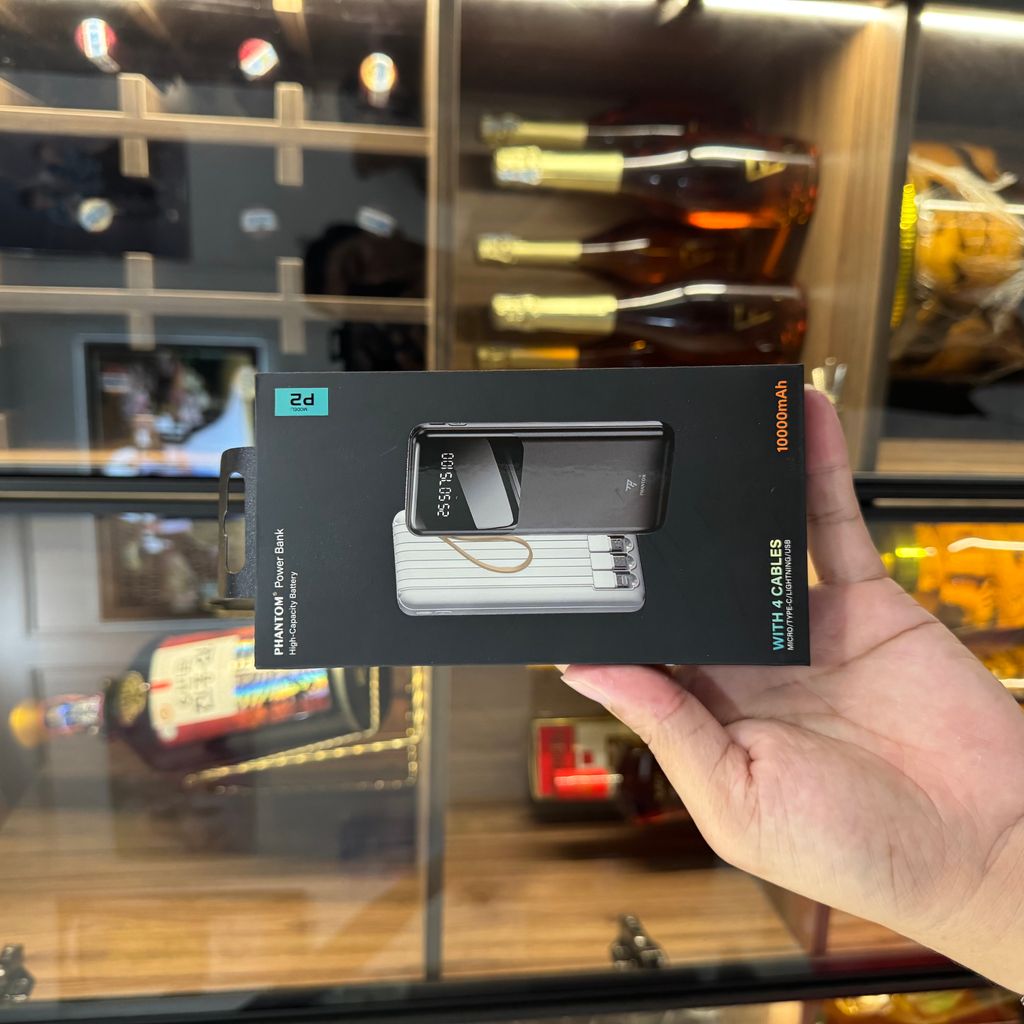 PHANTOM P2 10,000mah kèm 4 dây sạc - Ảnh 2