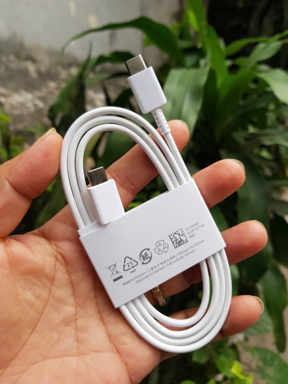 Cáp Samsung C-C ( Màu trắng )