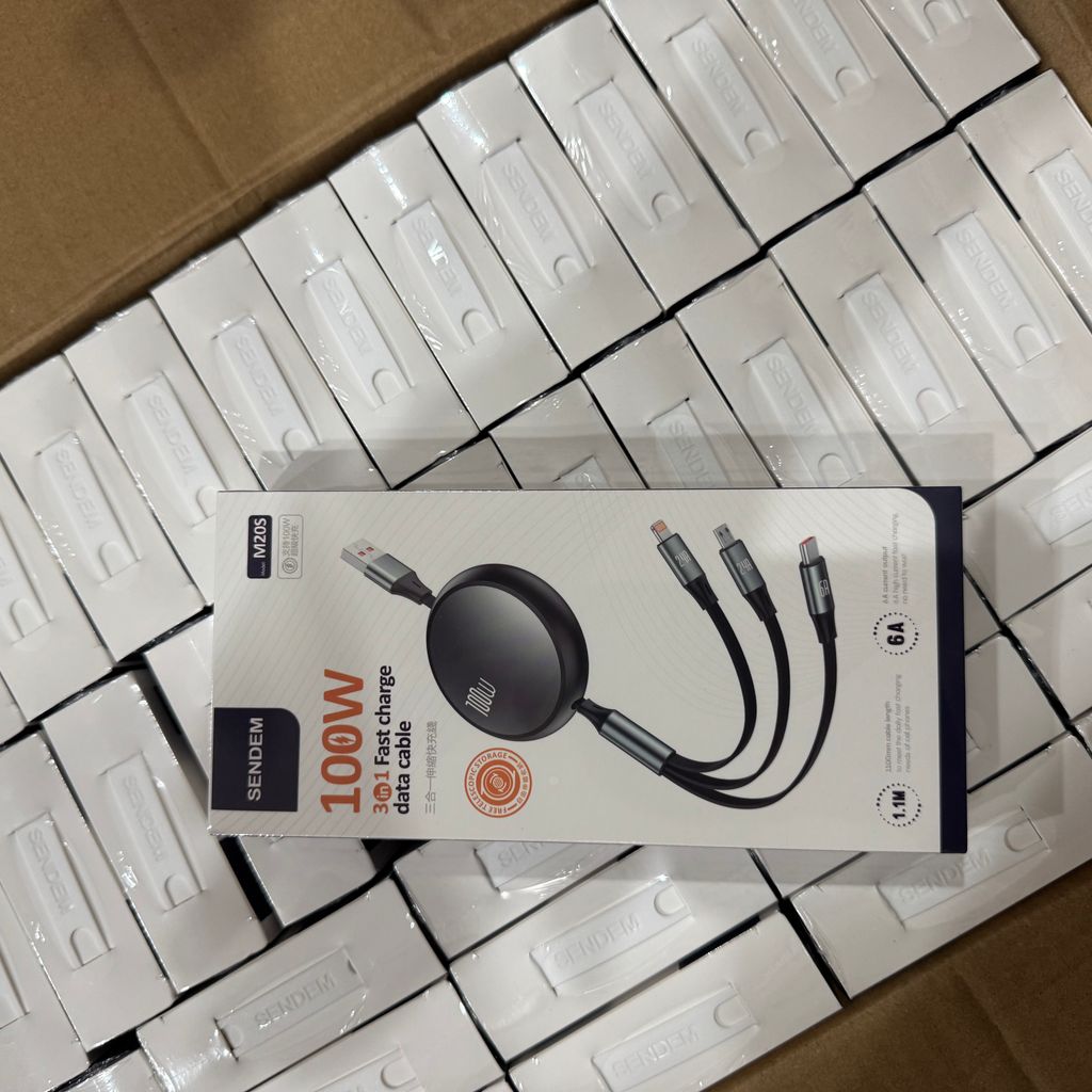 CÁP SENDEM 3IN1 RÚT 100W