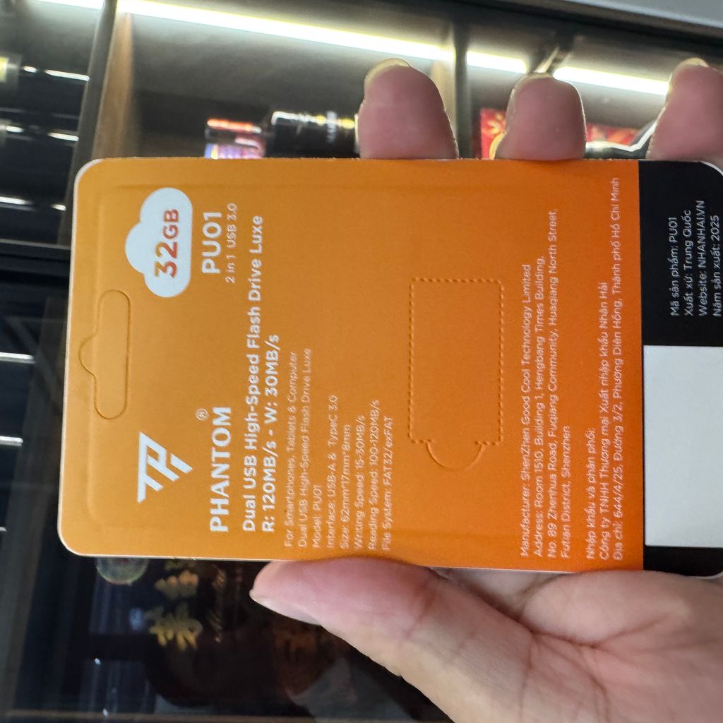 USB 2IN1 PHANTOM CHÍNH HÃNG TỐC ĐỘ CAO BH 5 NĂM - Ảnh 2