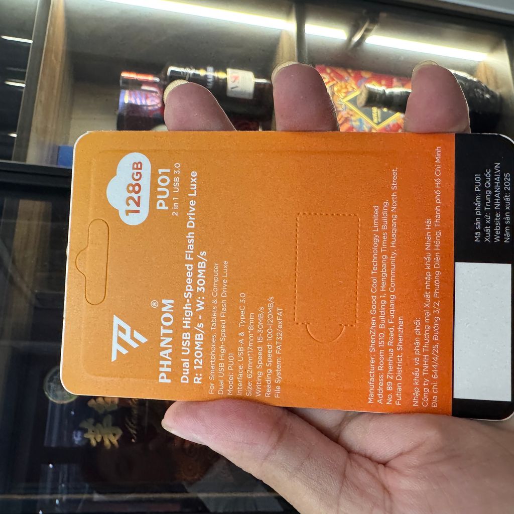 USB 2IN1 PHANTOM CHÍNH HÃNG TỐC ĐỘ CAO BH 5 NĂM - Ảnh 3