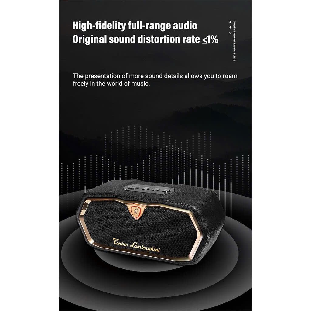 Loa Bluetooth cao cấp TL89 SURGE từ thương hiệu Tonino Lamborghini chính hãng - Ảnh 7