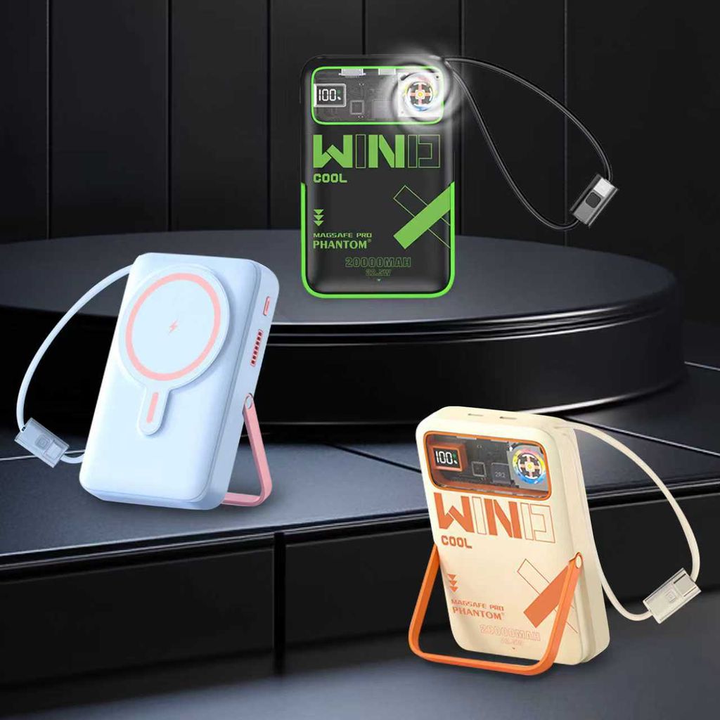 PIN dự phòng magsafe phantom P62 20.000mah - Ảnh 3