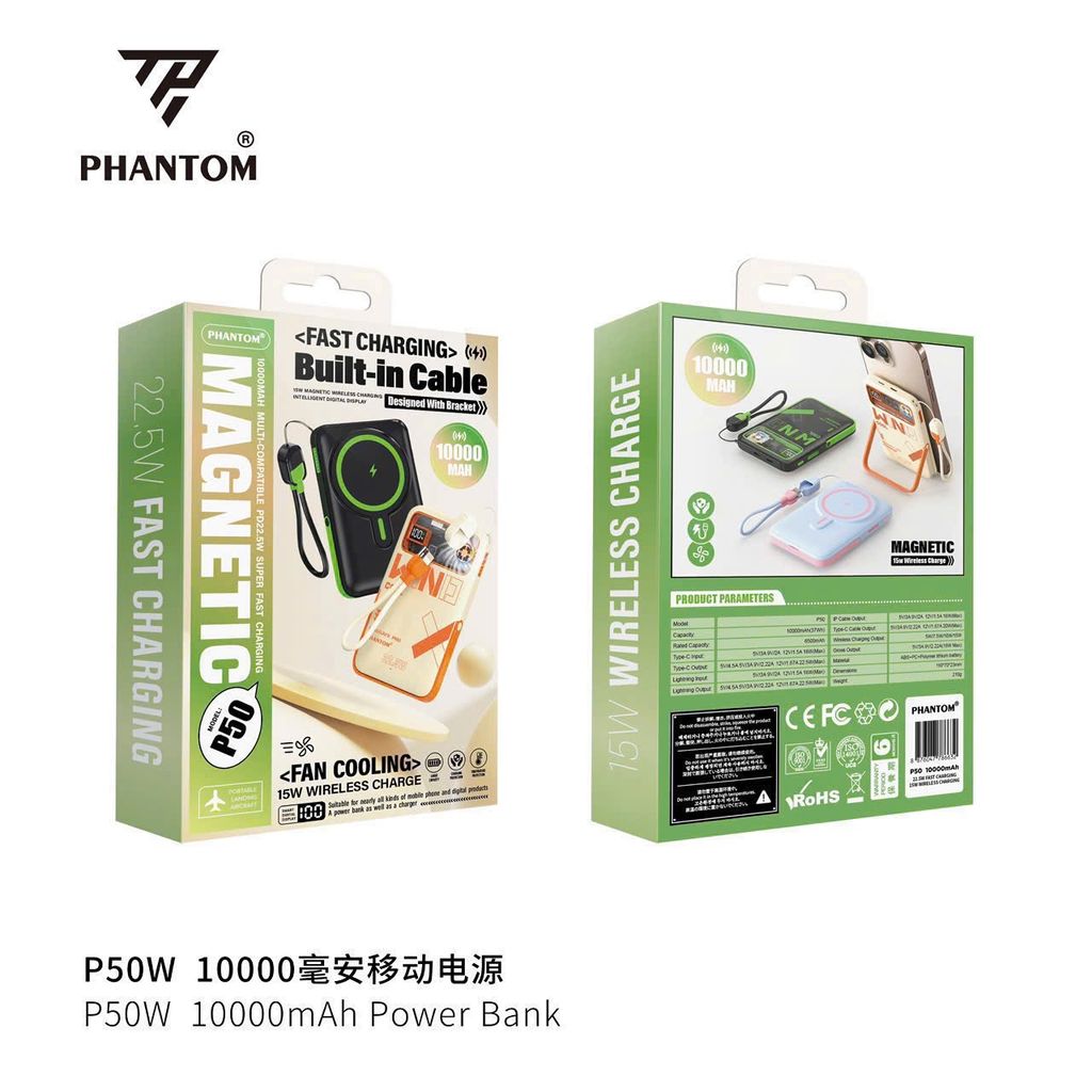 PIN dự phòng magsafe phantom P62 20.000mah - Ảnh 9