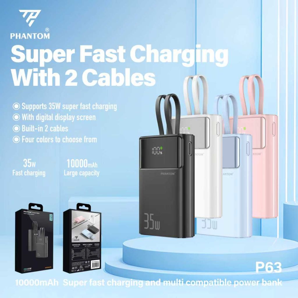 PIN PHANTOM DỰ PHÒNG 35W SẠC NHANH