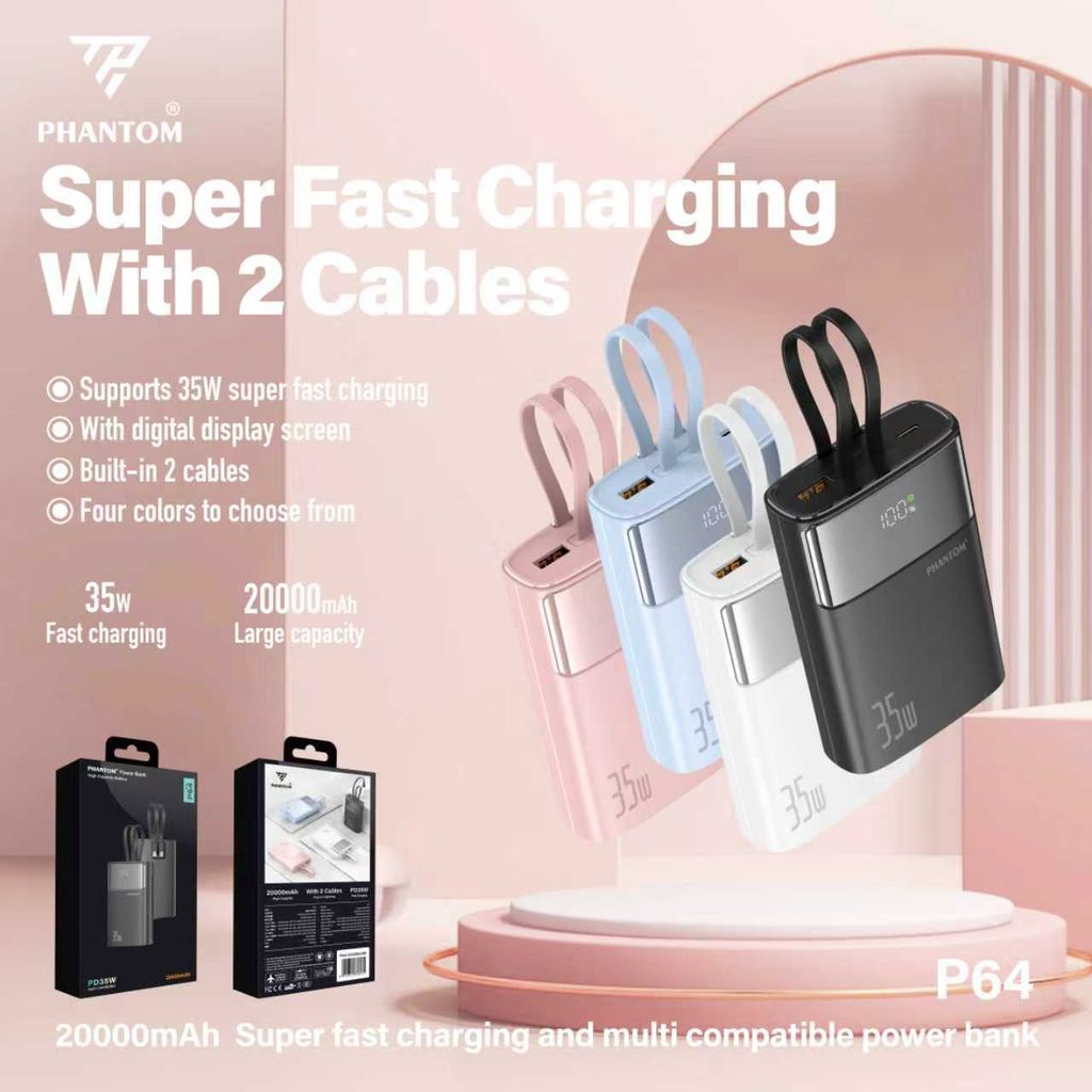 PIN PHANTOM DỰ PHÒNG 35W SẠC NHANH - Ảnh 2