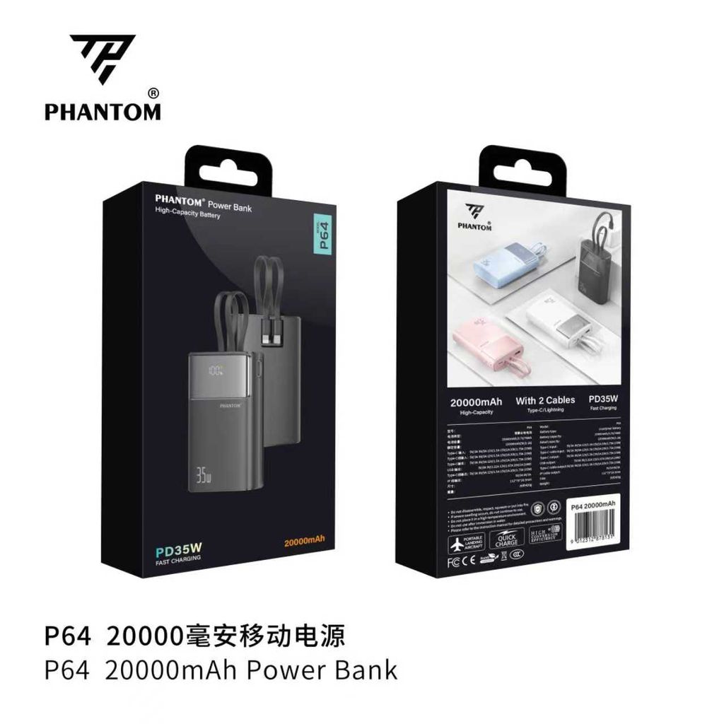 PIN PHANTOM DỰ PHÒNG 35W SẠC NHANH - Ảnh 4