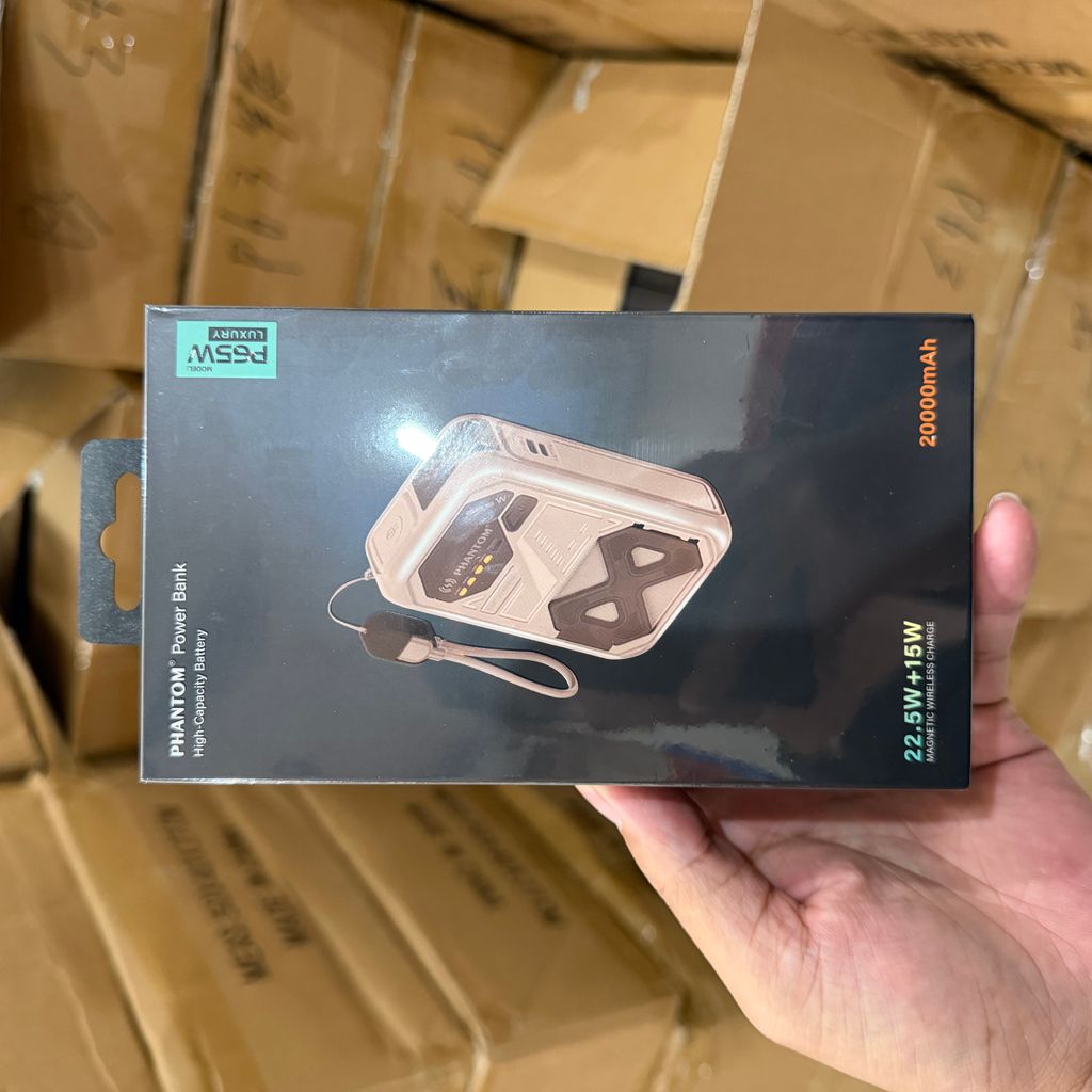 PIN PHANTOM 20.000MAH 5IN1 P65 20.000MAH - Ảnh 3