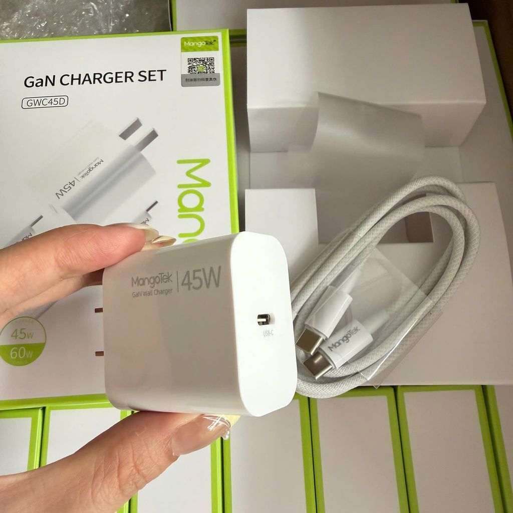   BỘ SẠC MANGOTEK 45W CHÍNH HÃNG  - Ảnh 9