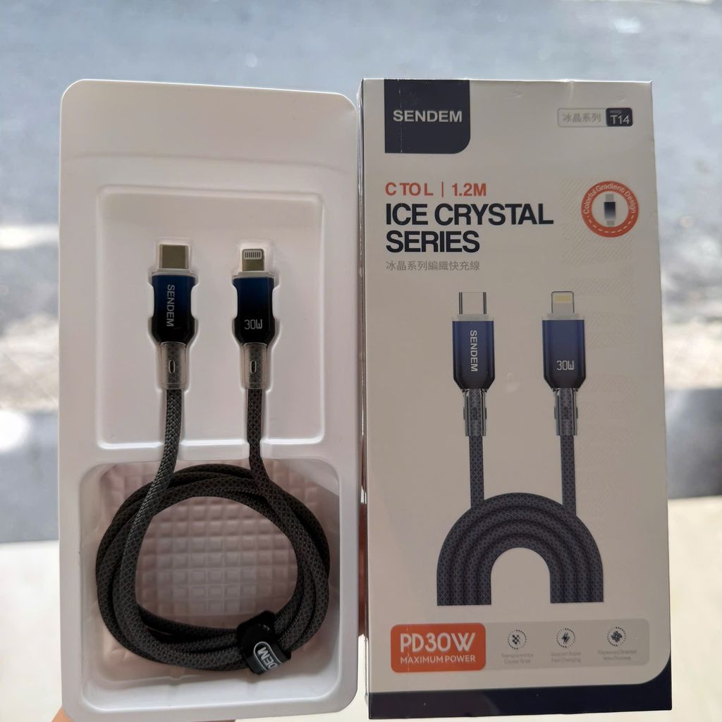 CÁP SẠC SENDEM DÂY DÙ CHỐNG GẬP