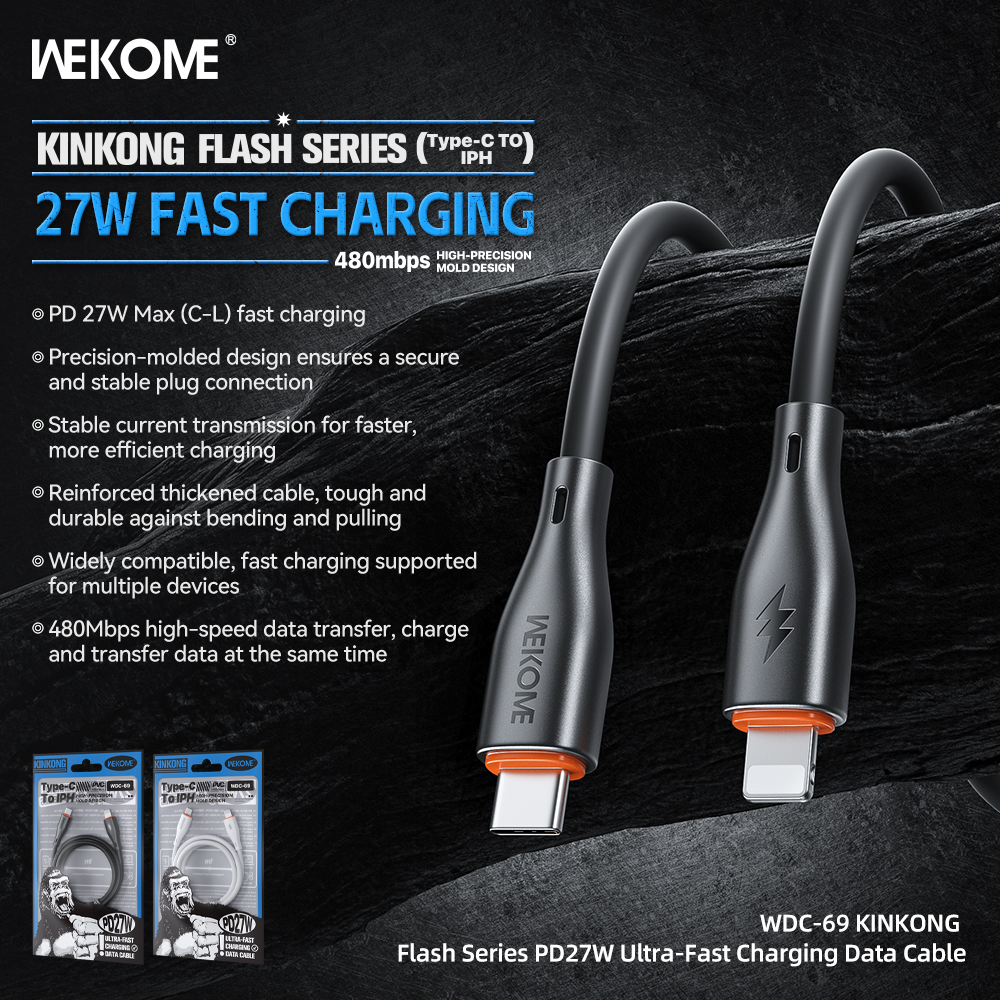 CÁP WEKOME CHÍNH HÃNG DÂY CAO SU - Ảnh 2