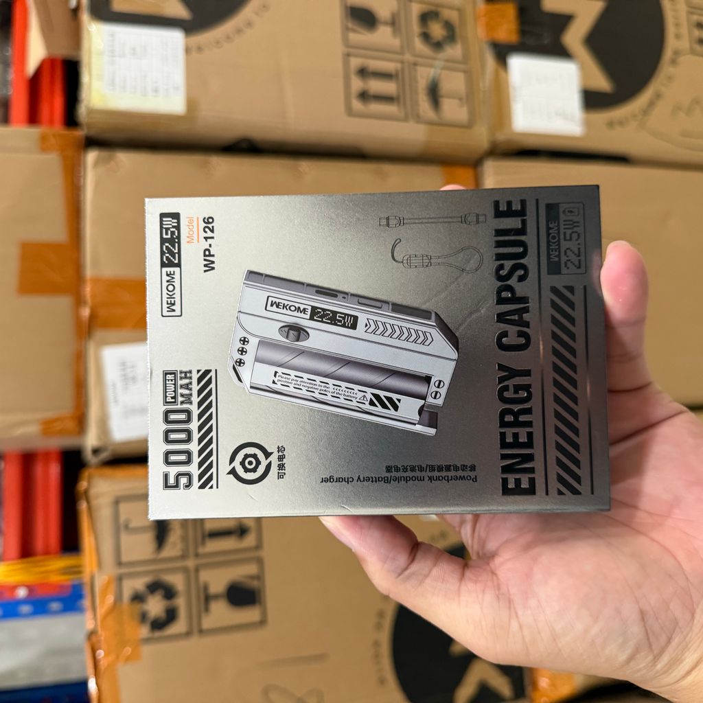 PIN WEKOME WP 126 5.000MAH PIN RỜI - Ảnh 2