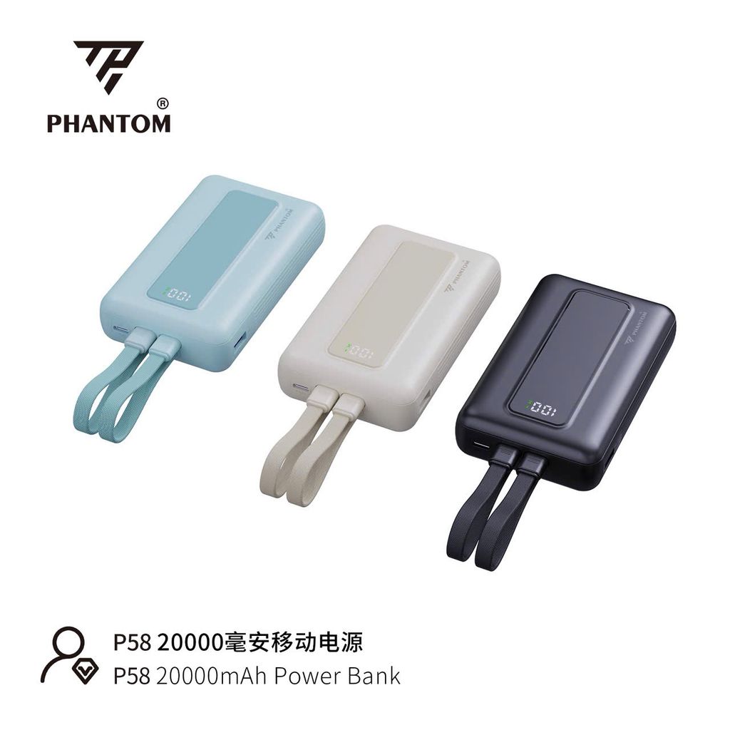 PIN DỰ PHÒNG PHANTOM KÈM DÂY SẠC NHANH - Ảnh 5