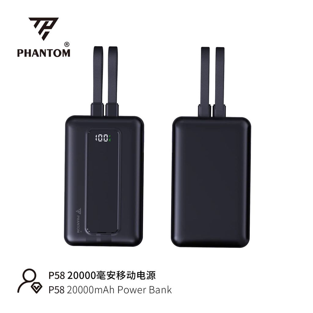 PIN DỰ PHÒNG PHANTOM KÈM DÂY SẠC NHANH - Ảnh 8
