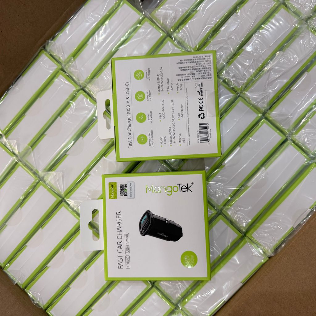 SẠC Ô TÔ MANGOTEK 30W 