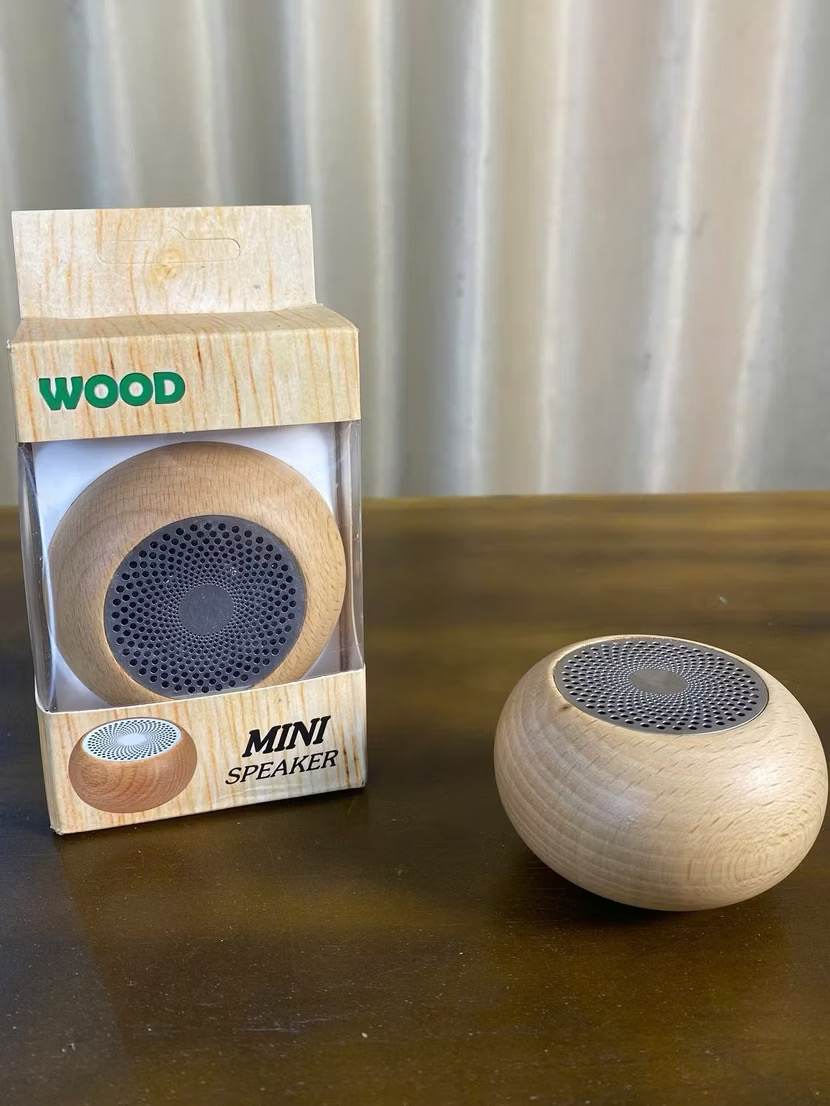 LOA BLUETOOTH MINI VỎ GỖ CAO CẤP – NHỎ GỌN