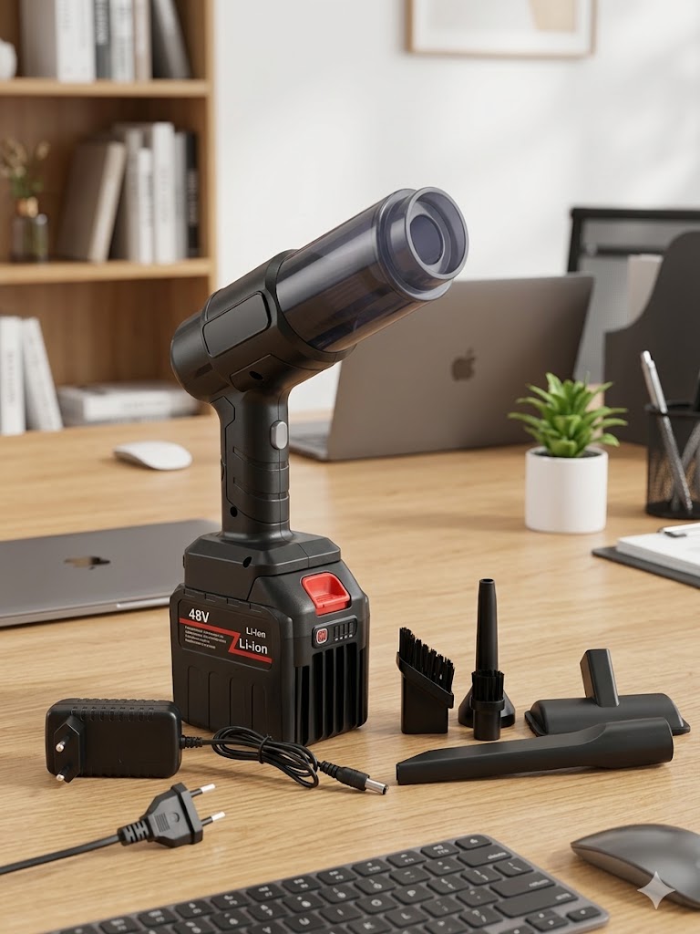 Máy hút,thổi bụi cầm tay dùng chân pin phổ thông 