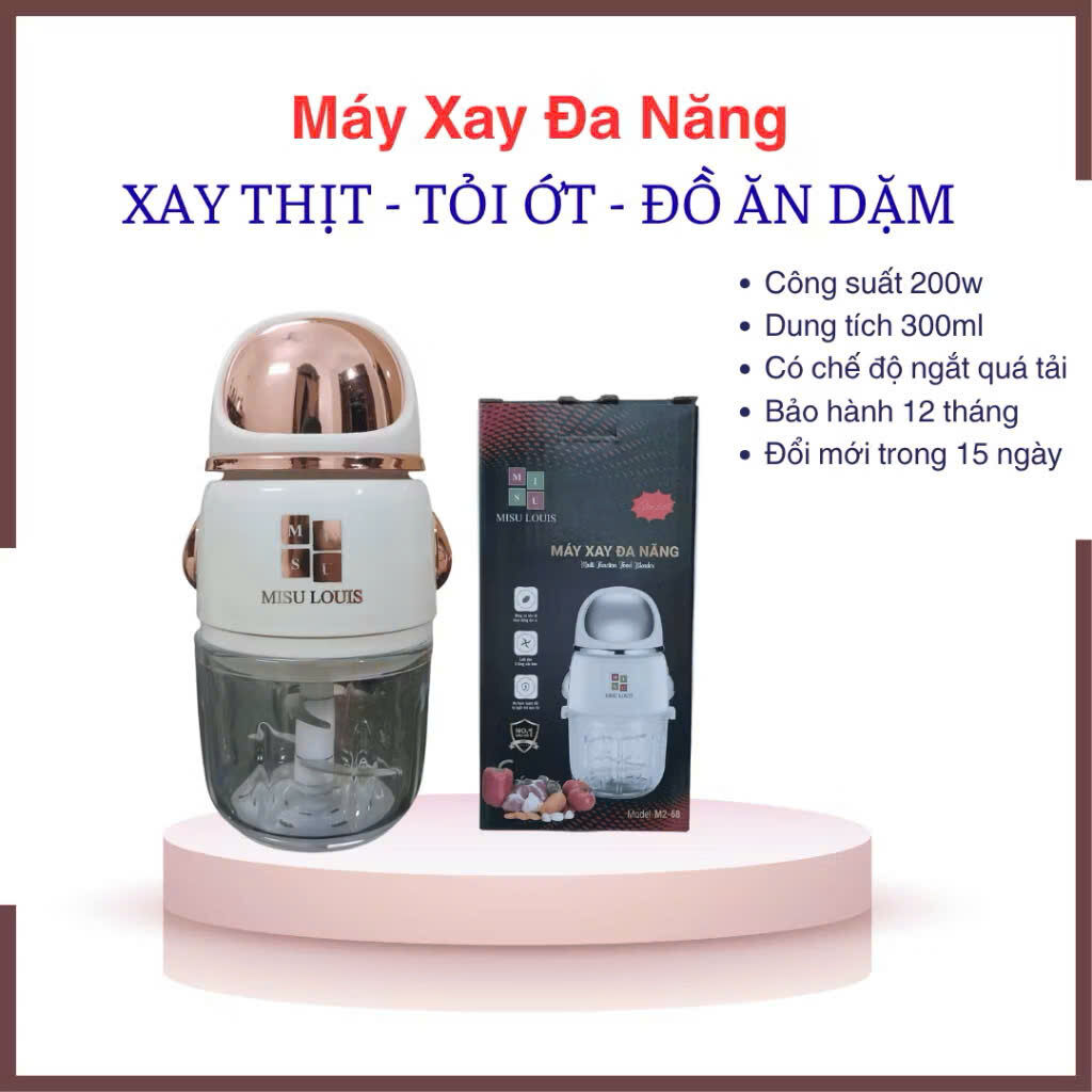 Máy xay đa năng Misu louis cối thủy tinh 300ml