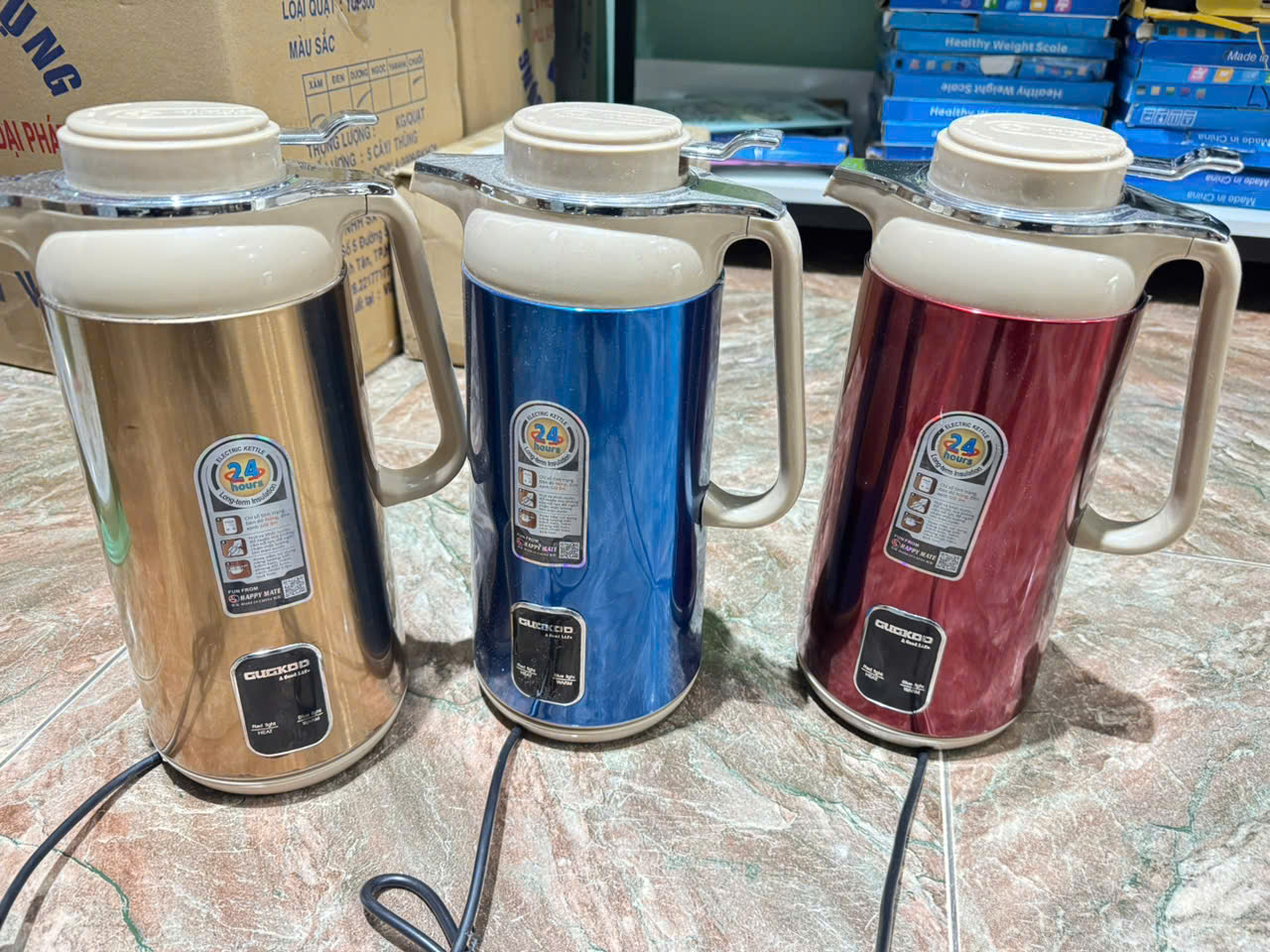 Bình thủy điện cuckoo ST-130- Đun sôi, giữ nóng, tự sôi lại khi nguội
