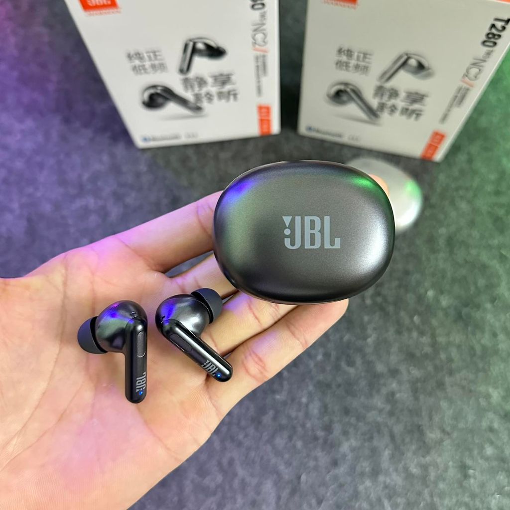 Tai nghe Bluetooth hãng JBL T280 TWS NC2, chống ồn chủ động ANC, hàng chính hãng