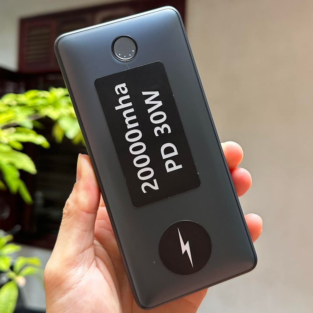 Pin dự phòng 20.000mAh Anker 535 sạc nhanh 30w 3 Cổng 2C1A - A1366. (Ko hộp)