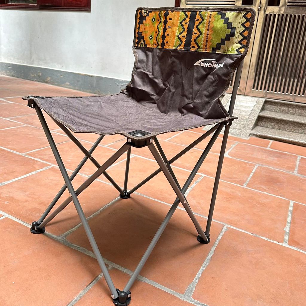 Ghế Xếp Di Động hãng Whotman, gập gọn, phù hợp dã ngoại camping, câu cá, bỏ cốp xe