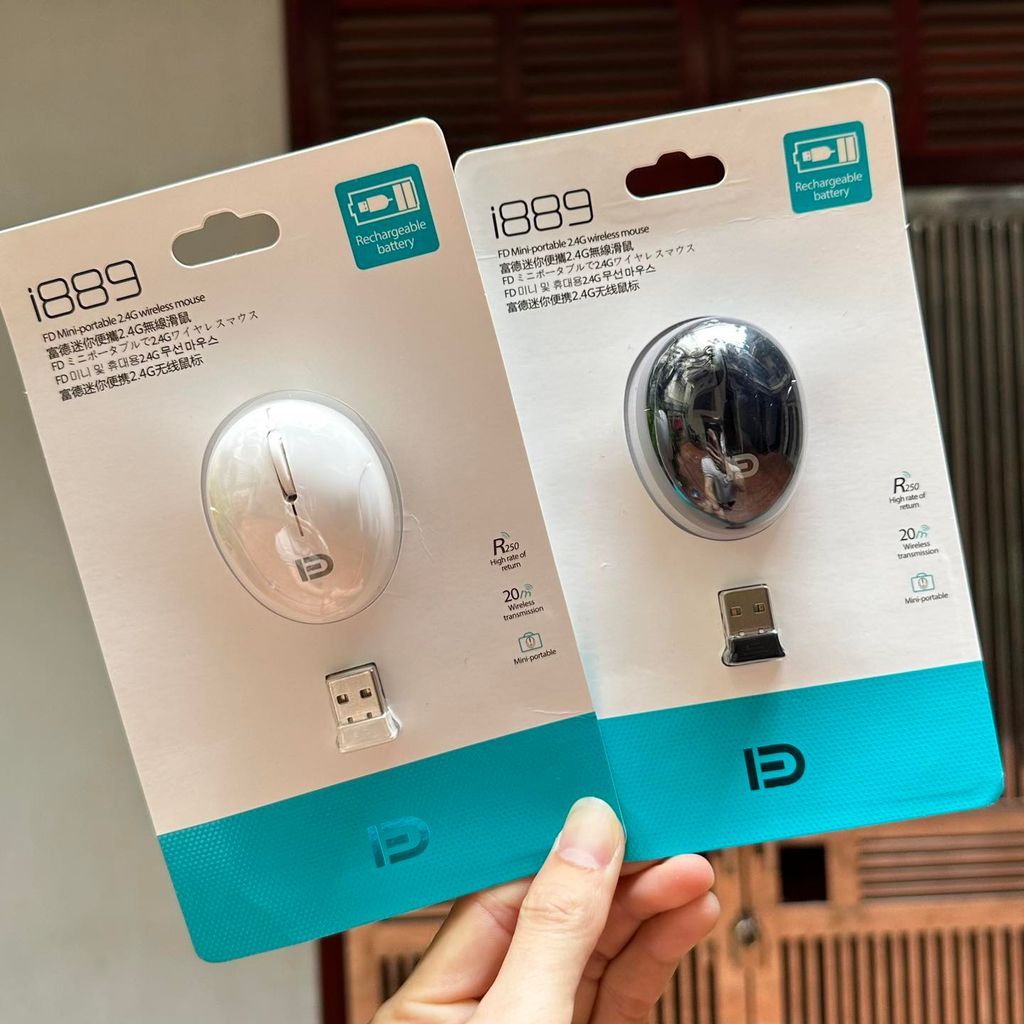 Chuột sạc không dây I889 hãng FD mini – siêu nhỏ gọn