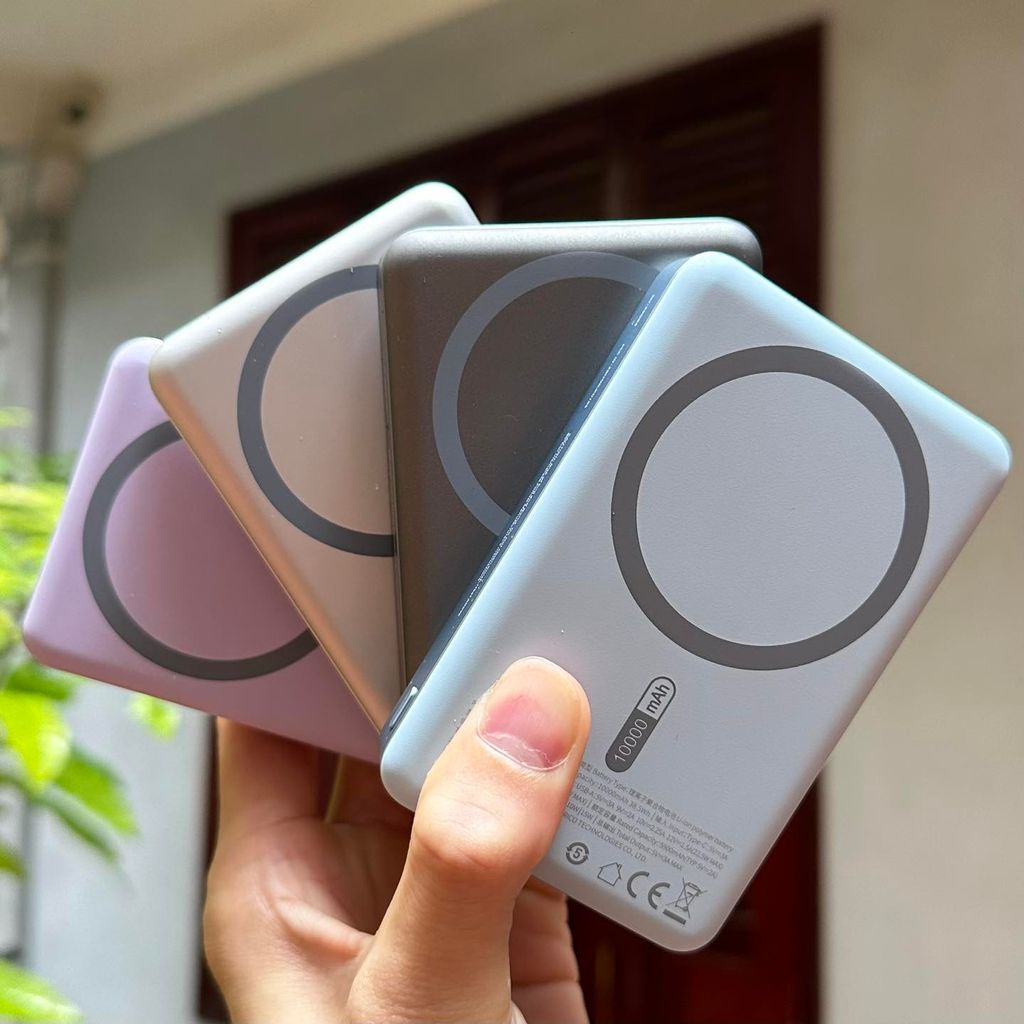 Pin dự phòng hít lưng Orico Kada 10.000mAh, đế xoay 360, vỏ nhôm