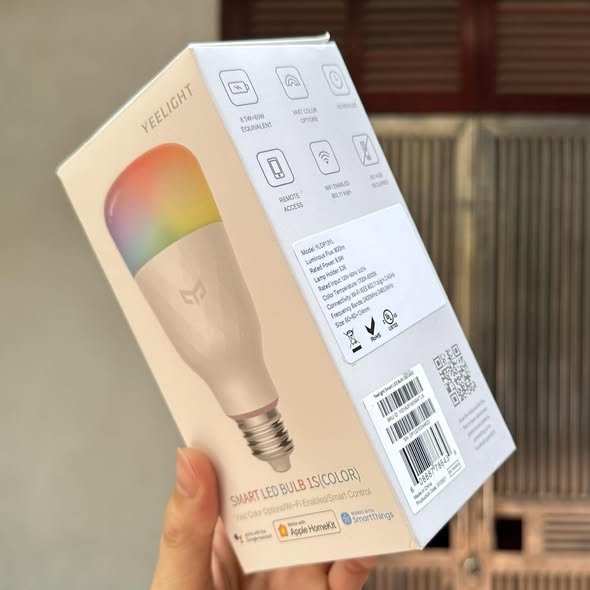 Bóng đèn thông minh XIAOMI Yeelight Led Smart Bulb 1S -Có Apple HomeKit - Bản quốc tế