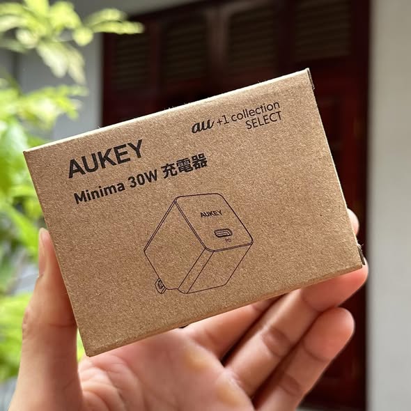 Củ Sạc Nhanh AUKEY Minima 30W PD/PPS (Bản au +1 collection SELECT) - Chân Cắm Gập, Siêu Nhỏ Gọn
