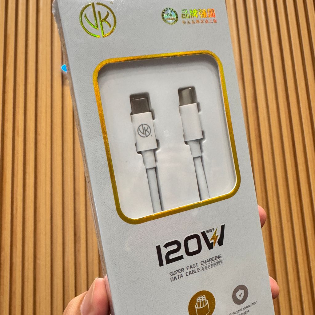 Cáp C to C hãng VK 120W - 102C