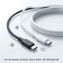 [Kho Long Biên] Cáp sạc nhanh C to C JOYROOM 60w (ko hộp - màu ngẫu nhiên)