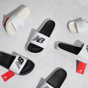 Dép Quai Ngang NEW BALANCE Trắng Đen